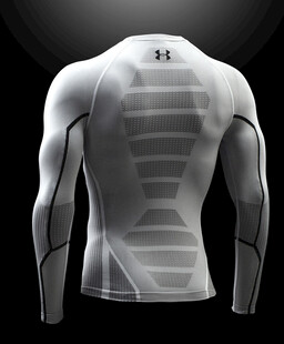 安德玛男士紧身运动长袖