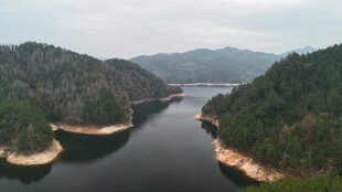 山水相依的宁静河谷风光