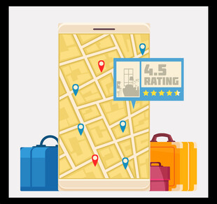 手机地图助力便捷出行