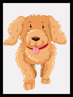 可爱小狗插画