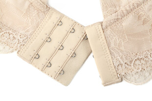 米色蕾丝花边内衣细节