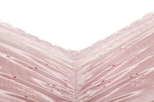 粉色纹理织物特写