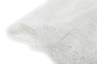 白色蕾丝面料特写