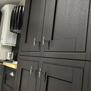 深灰色现代风格厨房橱柜