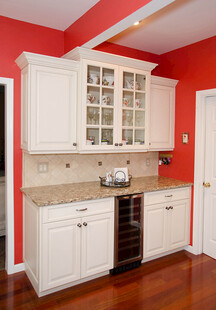 现代简约风白色厨房橱柜