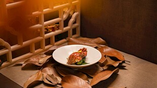 中式摆盘的美味菜肴