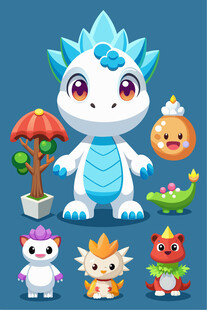 可爱奇幻小精灵集合