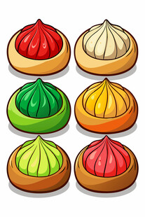 多彩美味小笼包