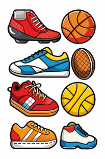 多彩运动装备集合