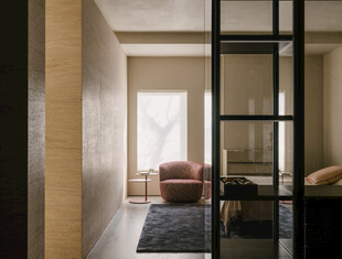 简约室内走廊与休闲区域