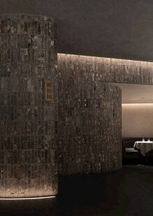 现代风格室内石墙设计