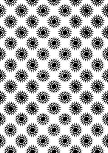 黑白花朵图案背景纹理