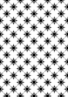 黑白星形图案背景纹理