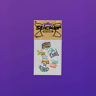 趣味贴纸样机图片