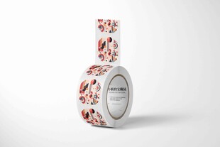 趣味贴纸样机图片