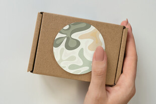 趣味贴纸样机图片