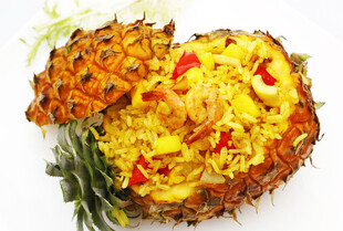 菠萝炒饭 美味视觉盛宴