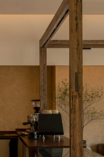 中式茶室一角雅致陈设