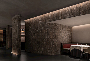 现代质感餐厅室内空间设计