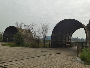 户外拱形建筑景观