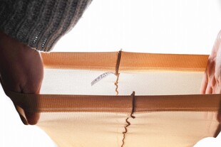 丝袜透气性特写