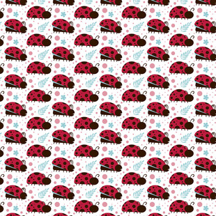 瓢虫图案背景纹理