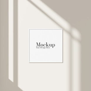 简约画框样机展示