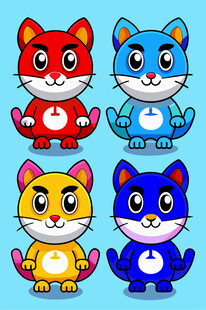 多彩可爱猫咪集合