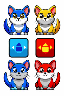 可爱萌宠图标集合