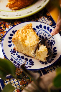 美味芝士蛋糕待享用