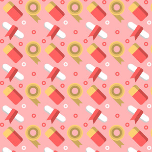 粉色几何图案无缝背景