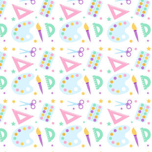 多彩生日派对图案背景