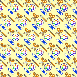 多彩复古风几何图案花纹