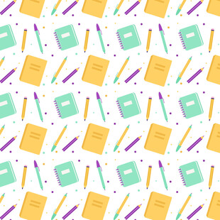文具图案背景图