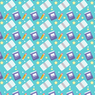 蓝底多彩方块图案纹理