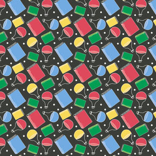 多彩圣诞礼物图案背景