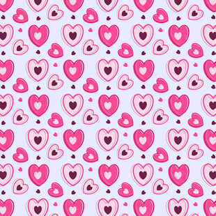 粉色爱心图案背景纹理