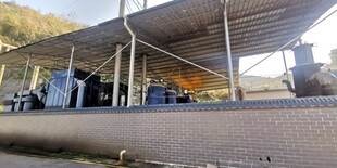 户外工业设备遮阳棚场景