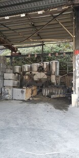 工业大理石切割仓库内景