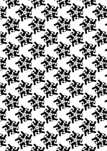 黑白几何图案无缝背景