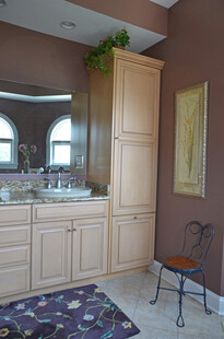 温馨木质浴室家居场景