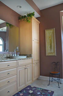 温馨木质风格浴室场景