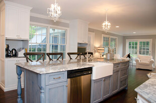 现代优雅开放式厨房客厅