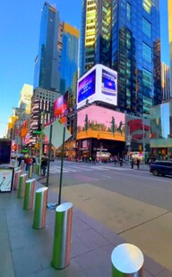 繁华都市街头景象