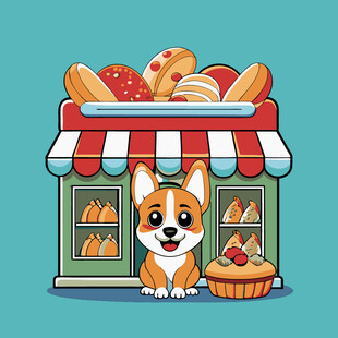 柯基的可爱面包店