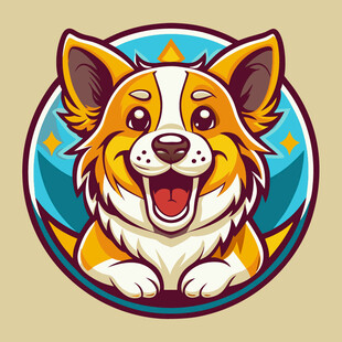 可爱狗狗卡通头像