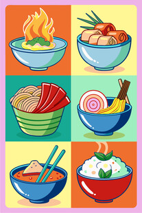 多彩美味亚洲特色美食集