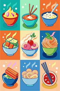 多彩美味中式面食集锦