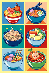 多样美味面食集锦