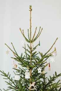 装饰中的圣诞树